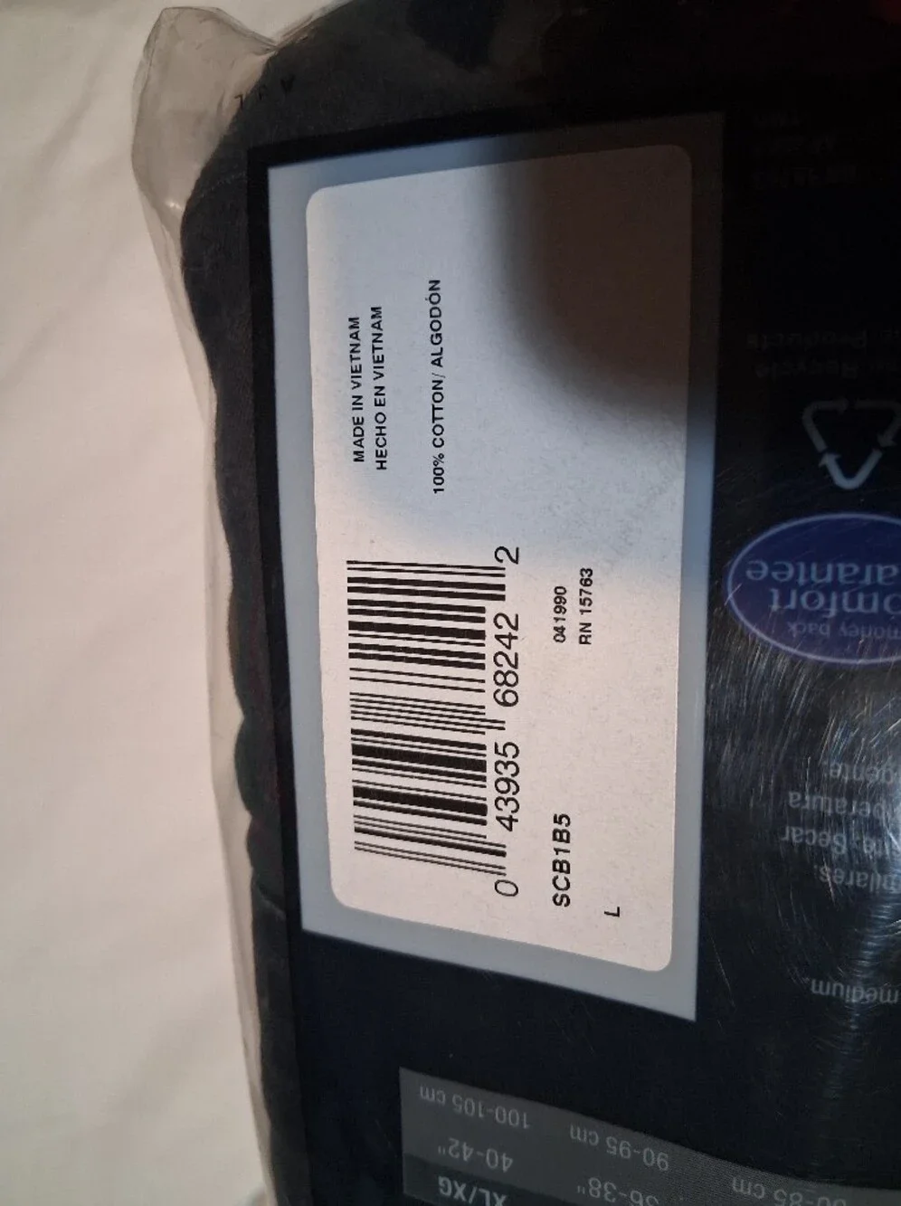 NWT Hanes Best Men's 5-Pack Boxer Briefs Black/Gray Tagless Comfort Flex Waist
